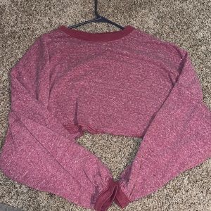 Urban Pink cropped long sleeve